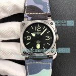 Newest Copy Bell & Ross Commando Automatic Watch Camouflage Version Black Dial